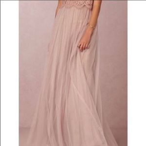Jenny Yoo BHLDN tulle skirt in rose quartz